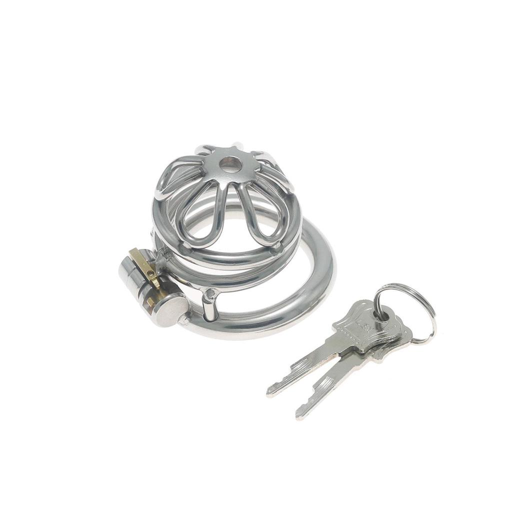 Chaqiu Stainless Steel Chastity Cage Lock for Male Discipline