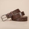 First Layer Tree Paste Skin Men's Belt Scalper Leather Belt Classic Men's Versatile Pin Buckle Belt