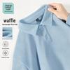 JEANSWEST LIFE Men's Solid Waffle Polo Shirt