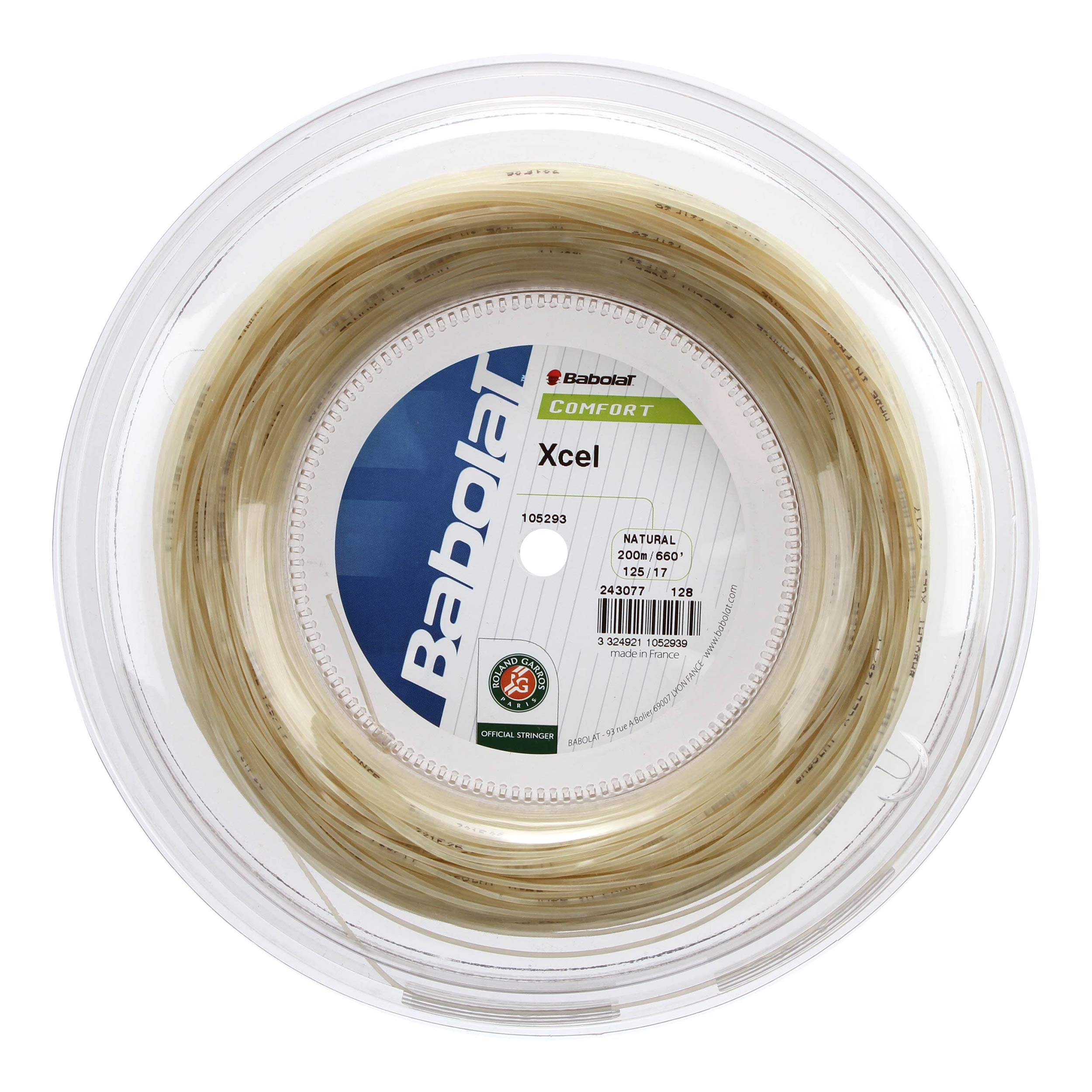 BabolaT 200m Roll Hard Court Tennis String 2017 Xcel125/130 BA243110