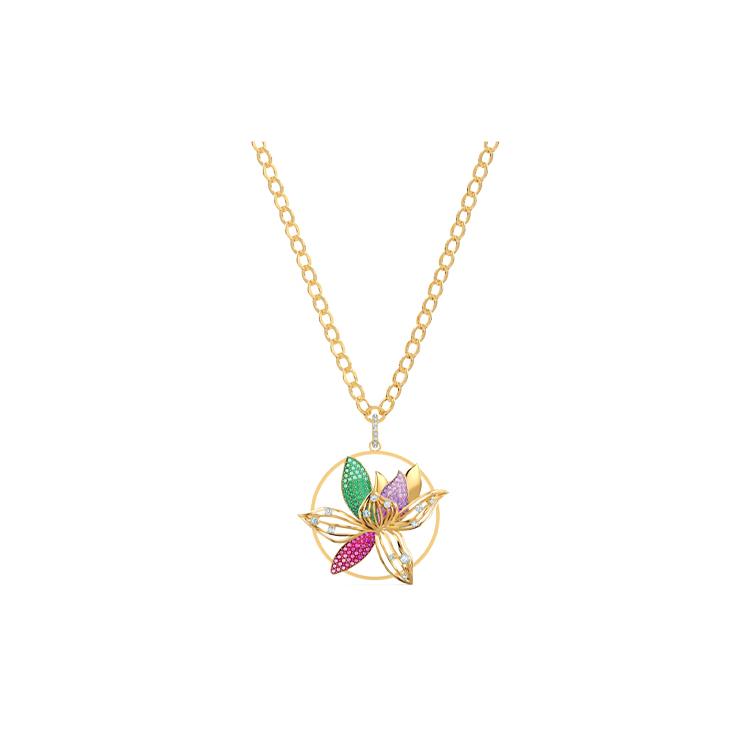 Swarovski Togetherness Gold Plated Necklaces Womens One Size
