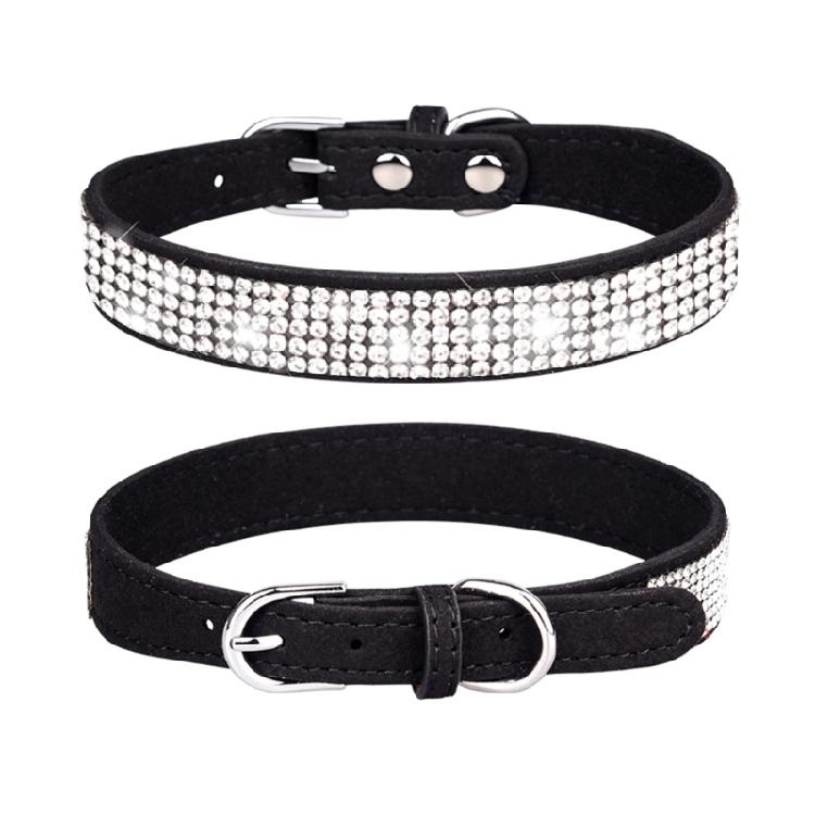 Sparkling Crystal-Diamond Adjustable Pet Collar for Puppy Small Medium Dogs Cats
