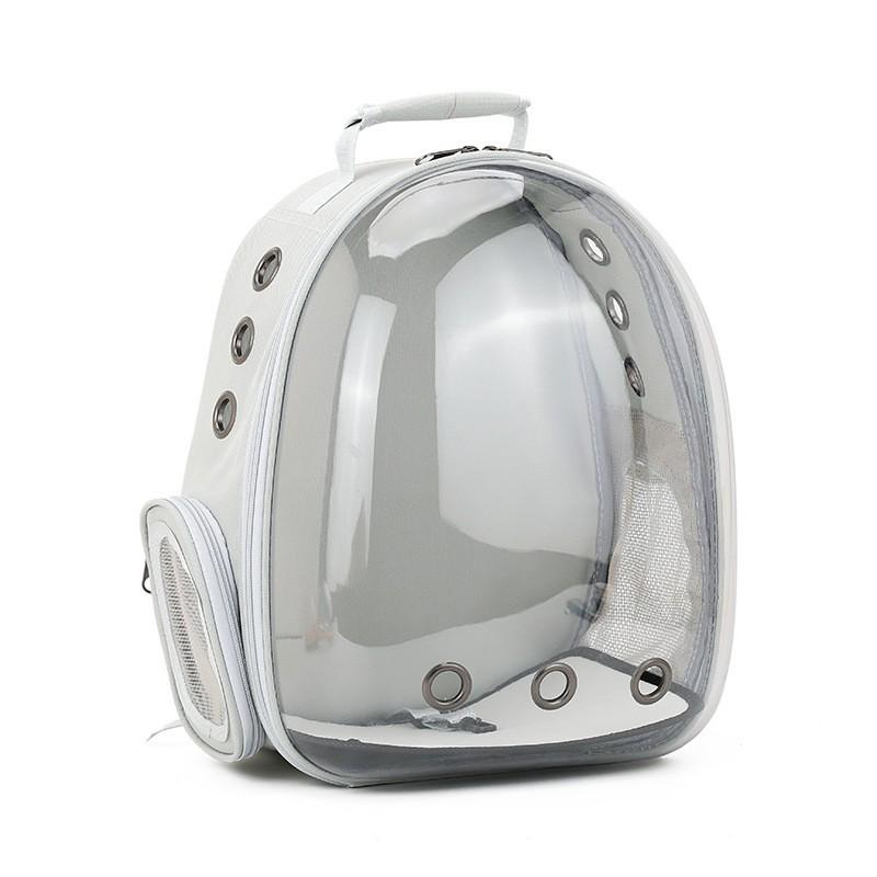 Transparent Large Space Double Shoulder Cat Carrier: Breathable, Comfortable, Portable Space Capsule Backpack for Outings.