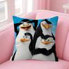 Klassisches Anime Die P-Pinguine von M-Madagascar Kissenbezug Sofakissenbezug Heimzimmer Dekoration Kindergeschenk
