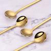 10pcs Stainless Steel Coffee Spoons, Dessert Spoons, Teaspoons, Seasoning Spoons,Suitable for Home, Cafe,Party, Kitchen Supplies
