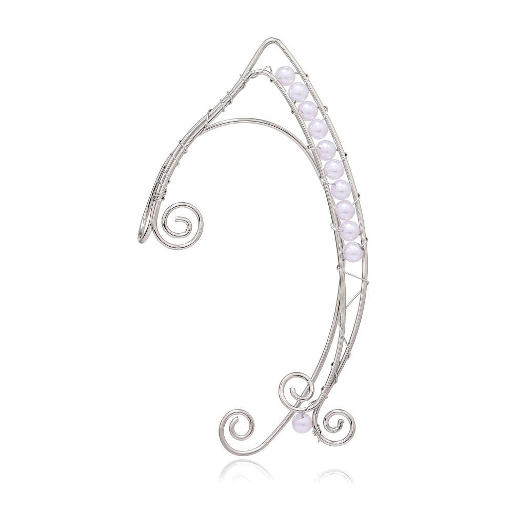 Womens Fashion Pearl Ear Jewelry With Electroplated Finish For Spring