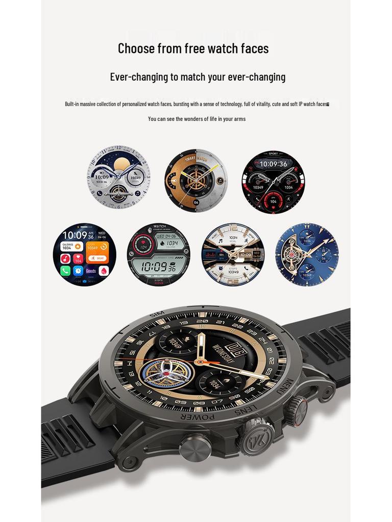 5G Smartwatch with Rotating Camera and SIM Slot - Model Q85C