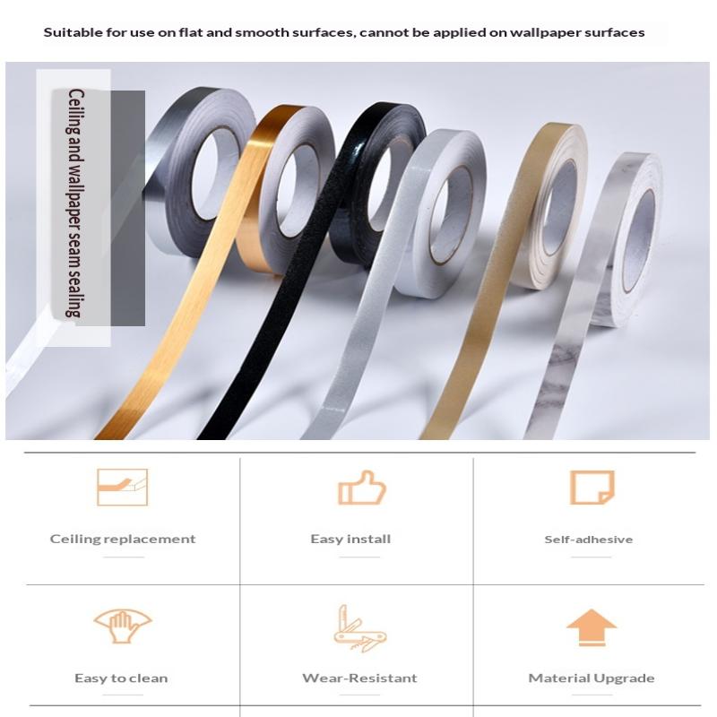 10M x 2cm Vorgeklebte Kantenband PVC Kantenband für Holz Küche Schrank Möbel Tisch Schreibtisch Plattenkantenband Kantenanleimer Glänzend