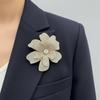 Sparkling Flower Brooch Fabrics DIY Craft Sewing Supplies Sew-On Applique  Bag Decoration