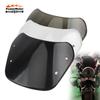 For Honda NAVi 5-7Inch Retro Motorcycle Modified Headlight Windshield Front Windscreen Deflector For Yamaha Kawasaki Suzuki