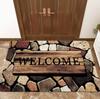 1pc Cowboy Hat Boots Welcome Mat Absorbent Rug with HD Print for Bathroom Bedroom Living Room Camping Yoga Outdoor Activities