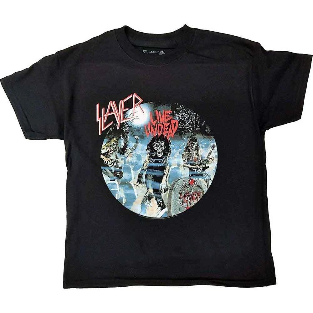 Slayer Kids Tee: Live Undead - 11 - 12 Years - Black L