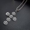 European and American Men's Hip-hop Priest Cross Necklace Pendant  Necklace Jewelry for Women