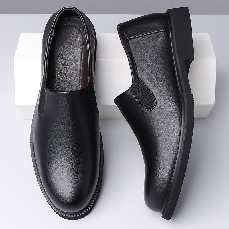 Versatile men's business fashion soft sole rubber comfortable dress casual foot cover breathable daily trend gentleman shoes