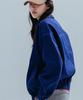 ANNEHEARTS Washed High Neck Jacket_Blue