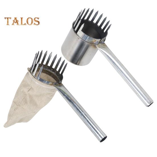 Metalinis vaisių rinkiklis Lengvas vaisių skynimo įrankis su maišu arba taure Vaisių rinkimo įrankis jujubų, mėlynių, longanų derliui nuimti