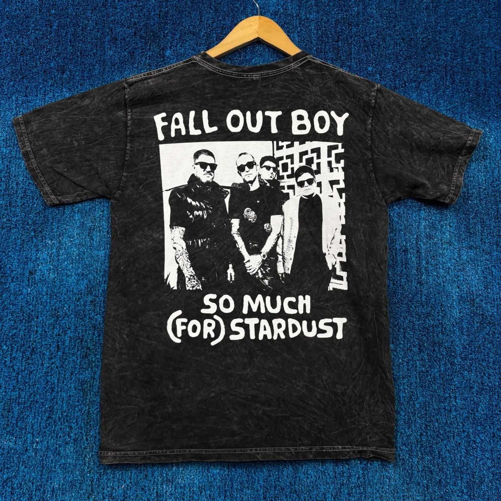 Fall Out Boy “So Much(For)Stardust” Mineral Wash Graphic T-Shirt Size M Unisex T-Shirt S