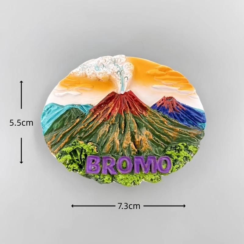 Indonesia Fridge Magnets Bali Tourist Souvenirs Fridge Stickers Home Decor Photo Wall Magnetic Stickers Wedding Gifts
