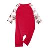 Set di top e pantaloni a maniche lunghe coordinati per la famiglia con stampe natalizie Set coordinati per la famiglia