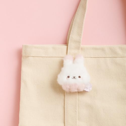 San-X Sugar Cocomu Plush Badge Sugar Cocomu AB23801 Size: H7.5 x W6.5 x D1.5cm