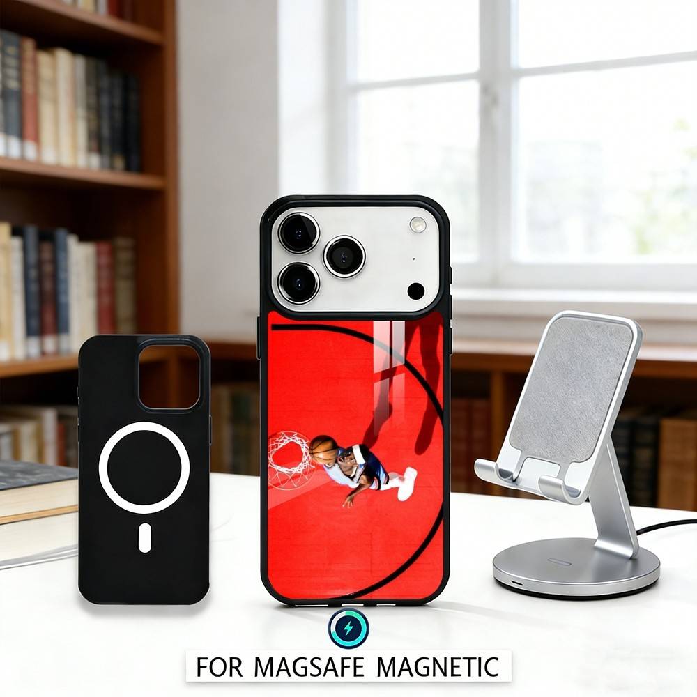 S-Shai G-Gilgeous A-Alexander Phone Case For iPhone17,16,15,14,13,12,Pro,Max,Magnetic For Magsafe Wireless Charging iPhone15PROMAX