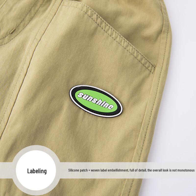 Boys' Summer Cotton Casual Cargo Shorts