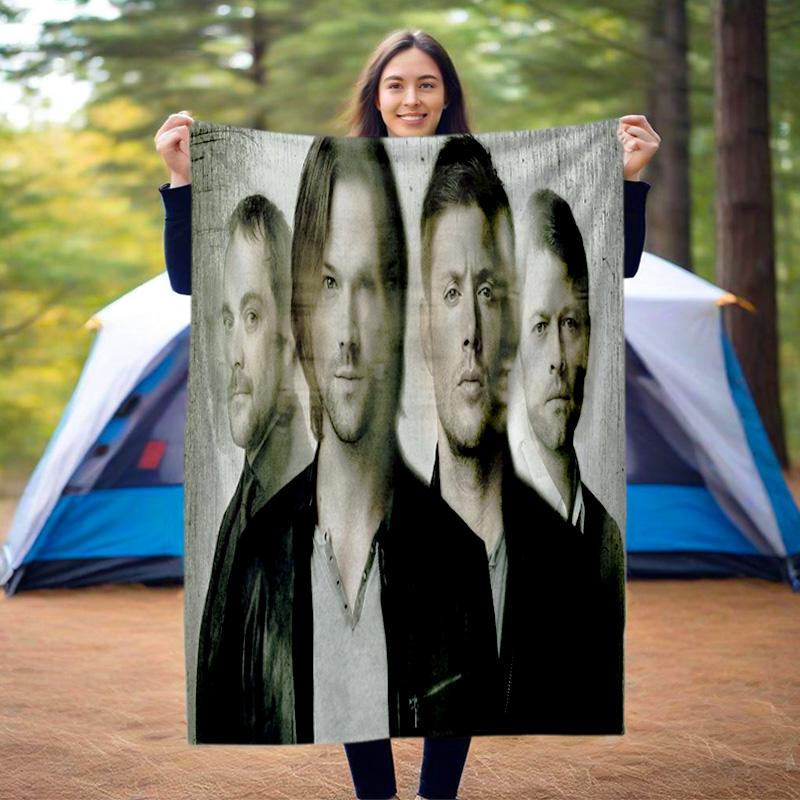 1pc supernatural blanket, all season lightweight home office outdoor nap multifunctional blanket