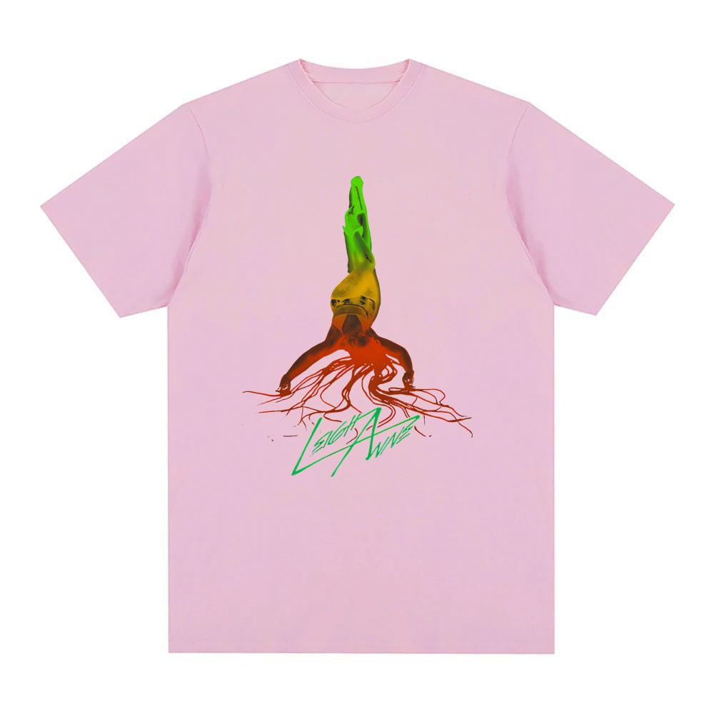 GREEN TO RED FADED BLACK T-SHIRT Leigh-Anne Pinnock Summer Sleeve 100%cotton Tshirt Round Neck Comfortable High Quality Tees