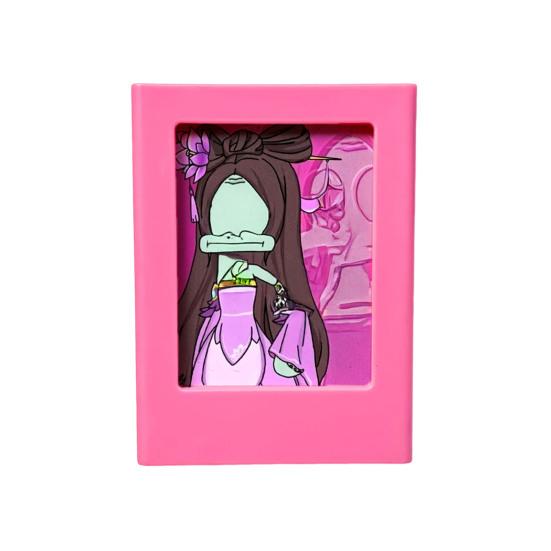 DIY Photo Frame Refrigerator Magnet 3-Inch Picture Holder Decorative Fridge Magnet Home Kitchen Office Whiteboard