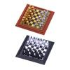 Miniature Chess Set For Dollhouse Accessories And Tabletop Display With Metal Board And Pieces