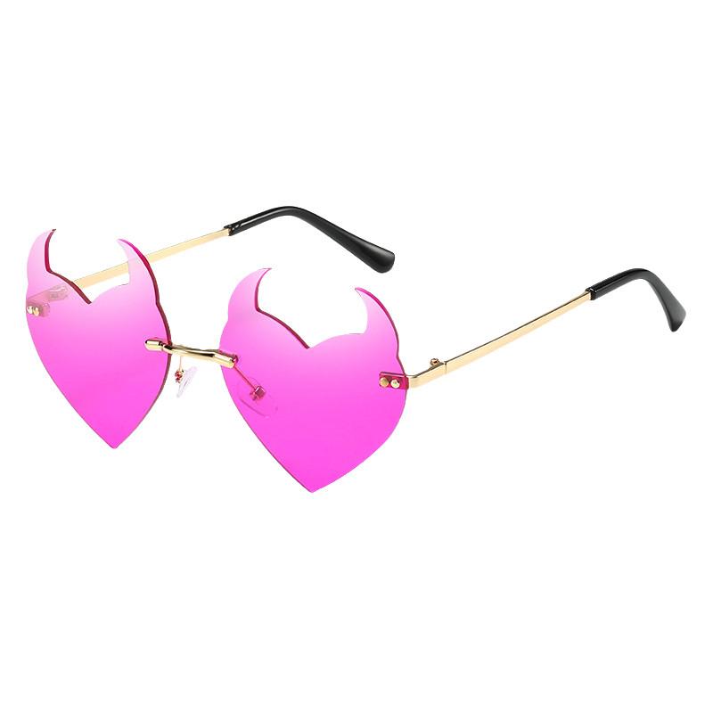 Trendy Stylish Irregular Sunglasses For Parties And Festivals With Uv380 Protection