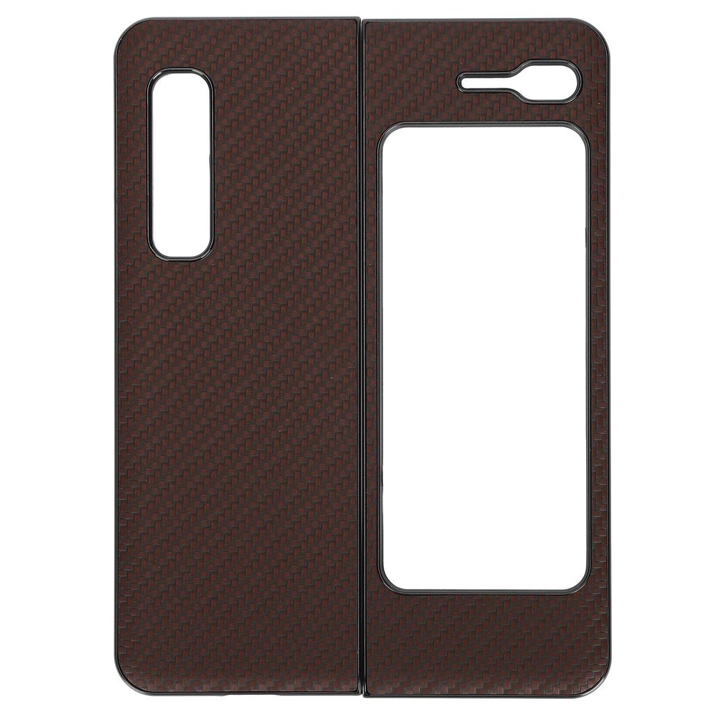 Mobile Phone Case ABS AllInclusive AntiFall Protective Cover for Samsung Galaxy Z Fold 1 W20(Brown )