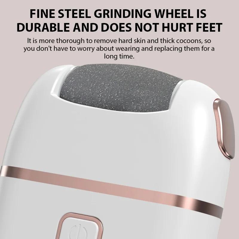 Rechargeable Electric Foot Grinder Dead Skin Remover Calluses Feet Scrubber Electric Foot File Dry Dead Cracked Foot Care Repair