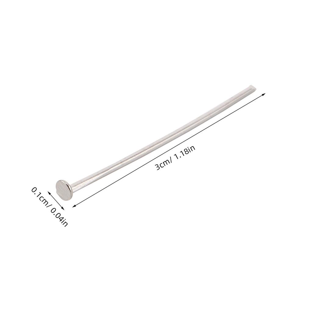 1000 szt. Klipsy zastępcze do kryształowych żyrandoli 30 mm Metalowe klipsy łączące Pasują do trzpieni mocujących do kryształowych łapaczy słońca