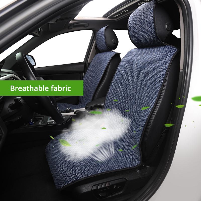 1 Oddychający siatkowy fotelik samochodowy Fajny fotelik samochodowy na cztery pory roku Wysokiej jakości luksusowe wnętrze samochodu, odpowiednie dla większości samochodów