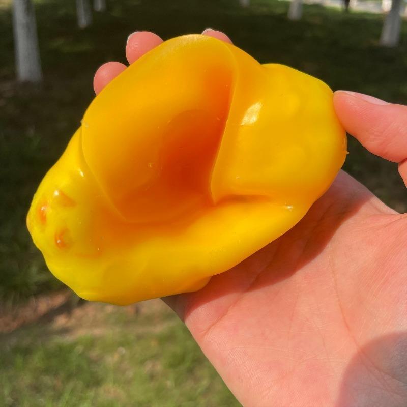 Karamelový puding Chrumkavá tvarovateľná loptička na uvoľnenie stresu Fidget hračka Chrumkavá stlačiteľná loptička Okrúhle bloky Plnené ASMR Hračky proti stresu pre dospelých