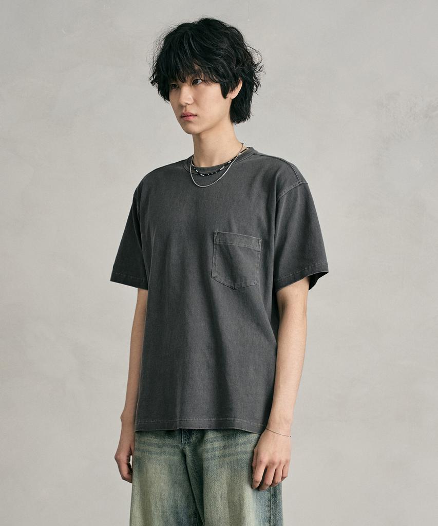 DECET Pigment Pocket T-Shirt Dcts001Dgray