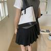 Autumn and winter leisure commuting color matching new fashion college students in class large capacity underarm tote women's bag