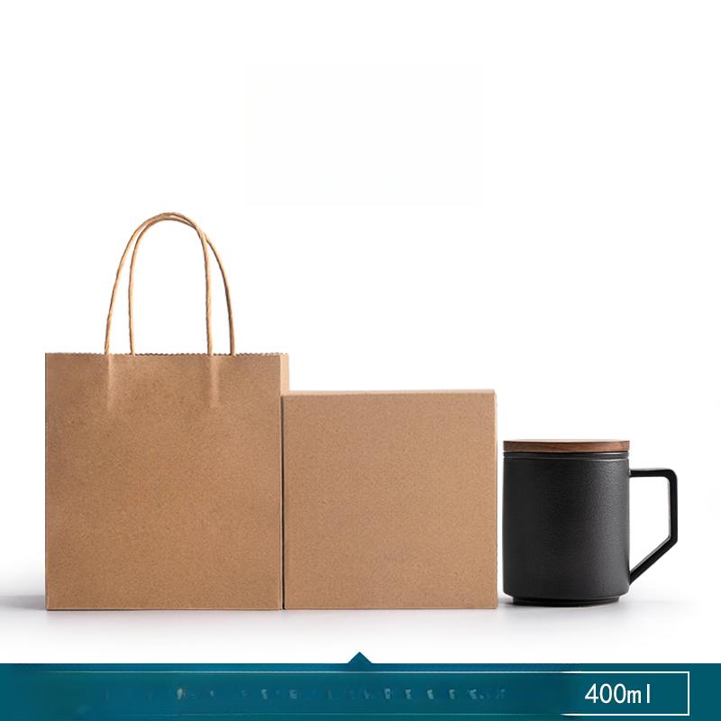 Ceramic Tea Mug with Lid Filter Mug Women Men Office Tea Separation Cups