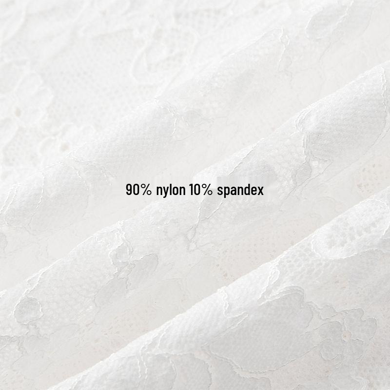 Krajkový top s výstřihem do V: Zeštíhlující design, stahující pas