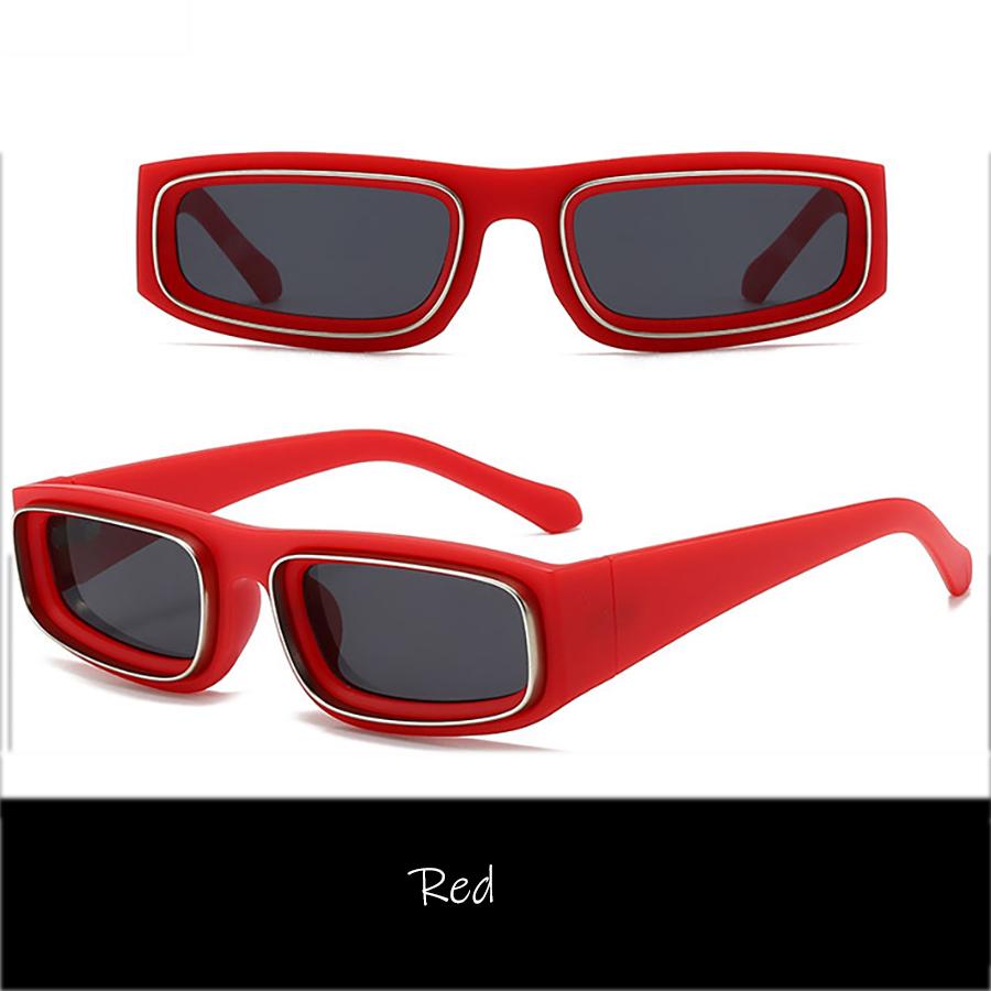 Fashionable Sunglasses Small Frame Square Shaped Glasses Non-Polarized Fashion Accessory 