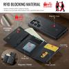 Luxury Magnetic Leather Phone Case for Samsung Galaxy S25 Ultra Edge S26 Plus S24 Fe S23 S22 S21 Detachable Card Bag Stand Cover