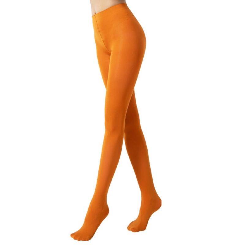 Soft Stretchy Tights Pantyhose 70D Semi Opaque Tights,High Waist Pantyhose Solid Color Footed Pantyhose Cosplay Tights