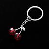 Fashion Simulated Fruit Cherry Keychain 1pc Keyring Cute Pendant for Women Girls DIY Key Chain Handbag Accessories Lovely DIY Jewelry Gift
