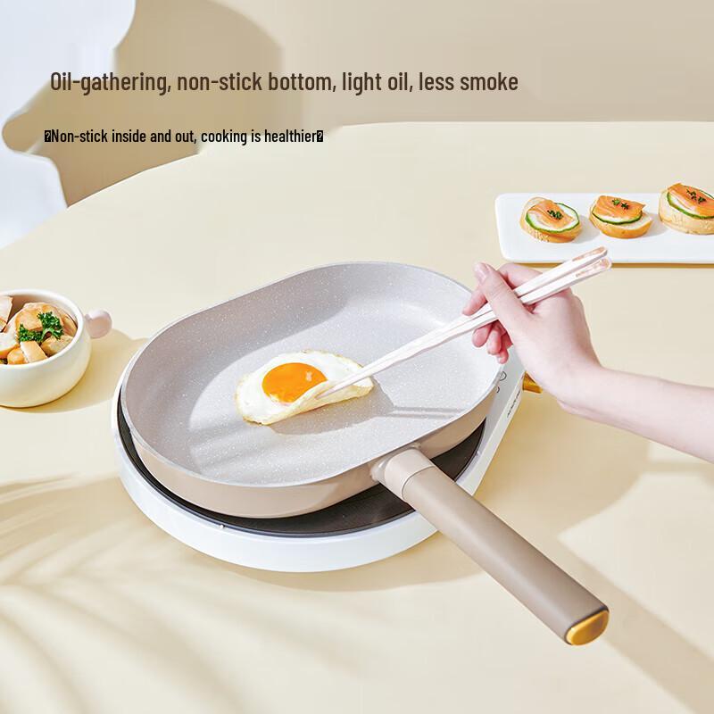 

Lanmi Maifan Stone Non-stick Frying Pan with Lid