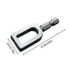 Drill Wire Twister Alloy Multifunctional Connector Fastener Construction Tool for Binding Winding Tying Fencing Electrician