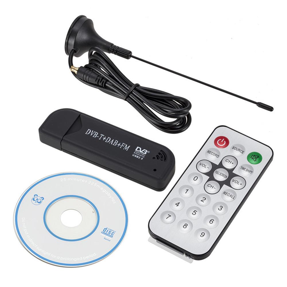 Мини-портативный ТВ-стик 820T2 Цифровой USB 2.0 ТВ-приемник DVB-T DAB + FM RTL2832U SDR Тюнер-приемник 25-1760 МГц Частотный донгл China Mainland