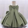 Baby Girls Birthday Party Dress Bow Princess Wedding Gown Kids Formal Occasion