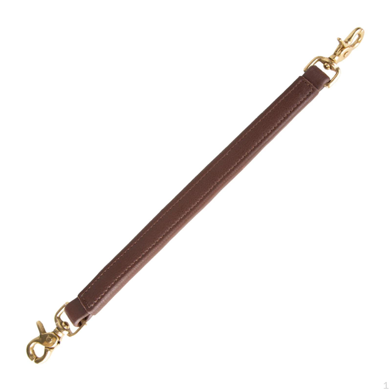 

Anti-slip Handle Accessory PU Leather Back Strap Suitable for Horse Riding Training Use By коричневый