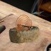 Resin Mosquito Coil Tray Imitation Stone Ash Catcher Home Decor Coil Holder  Meditation Space